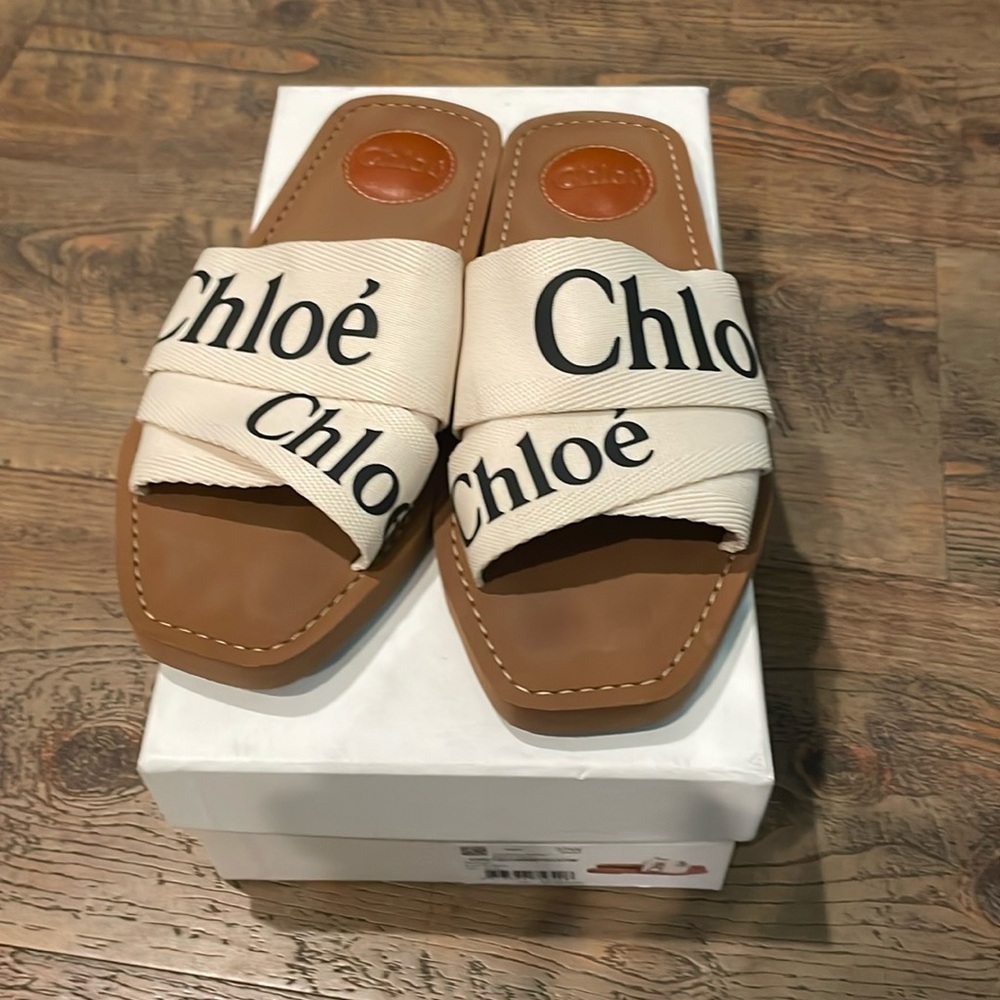 Chloe woody sandals